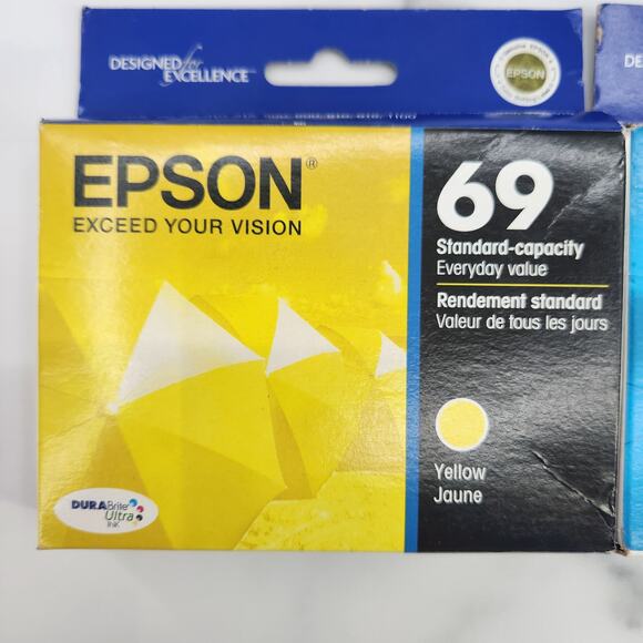 Epson 69 Ink Yellow, Cyan & Magenta - 220, 320, 420 (new) other, unopened - Picture 5 of 10